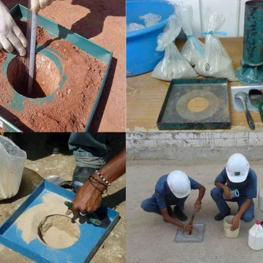 Felddichtebestimmung mit dem Sandkegelverfahren in Neubrandenburg